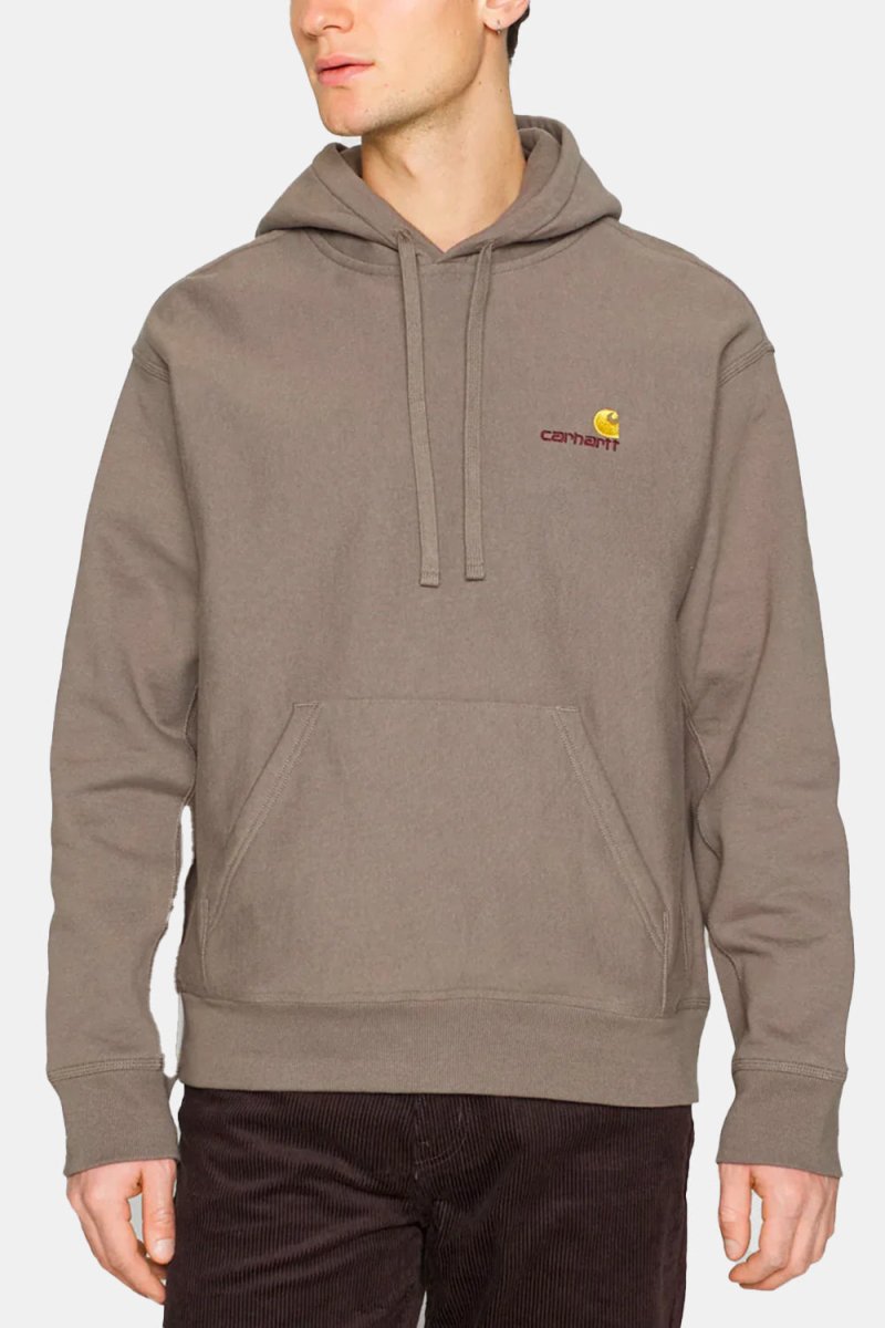 Carhartt WIP Hooded American Script Sweat (Teide) | Sweaters
