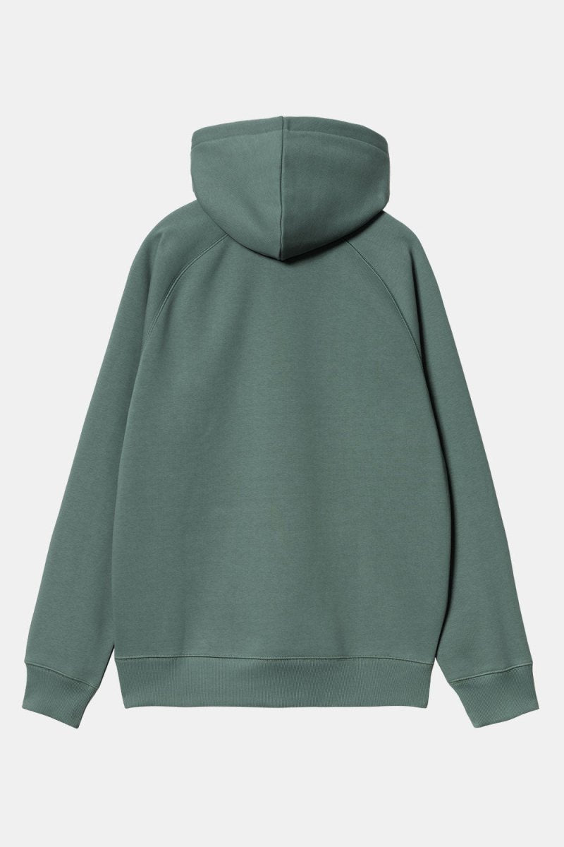 Carhartt WIP Hooded Chase Sweat (Silver Pine/Gold) | Sweaters