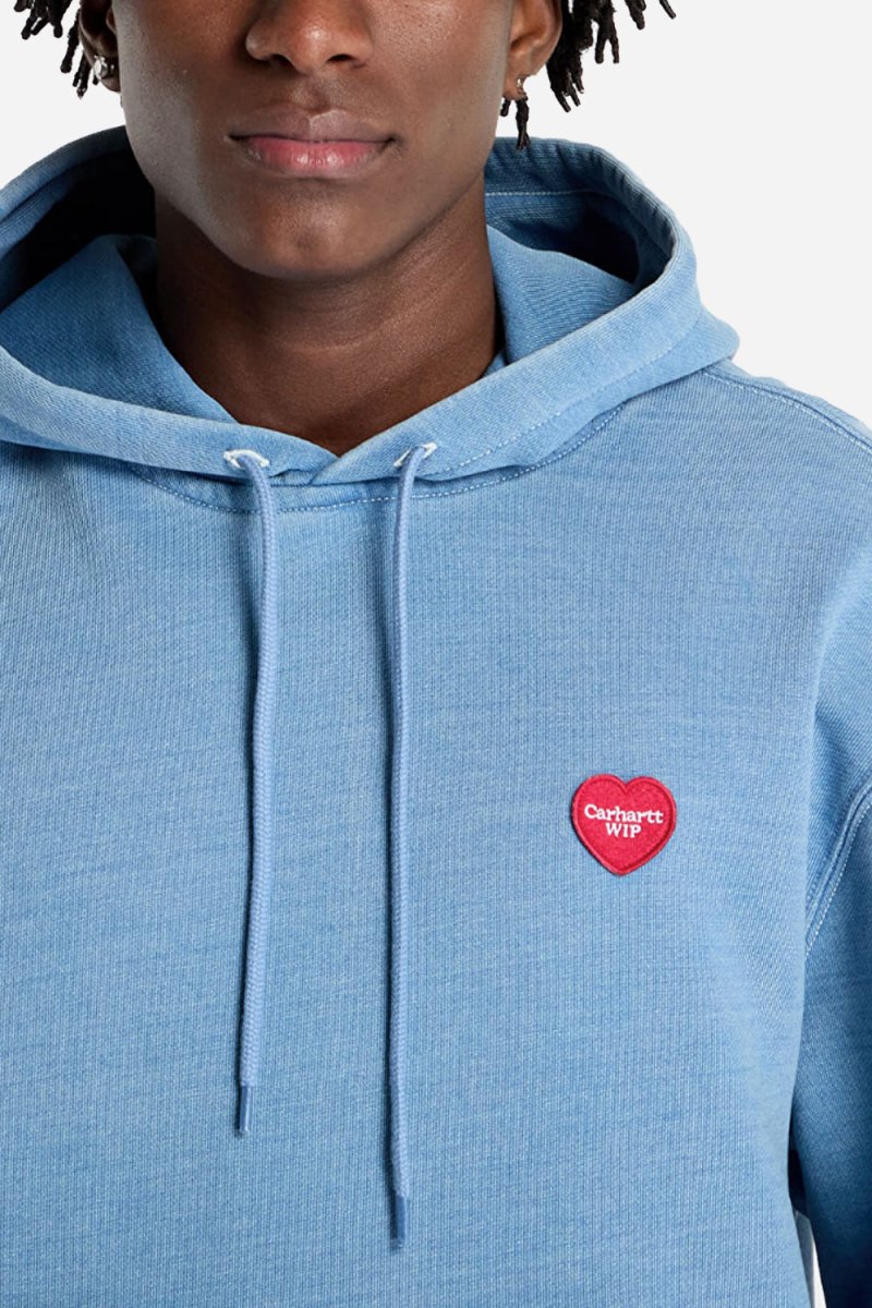 Carhartt WIP Hooded Ingo Sweat (Light Blue/Gold) | Sweaters