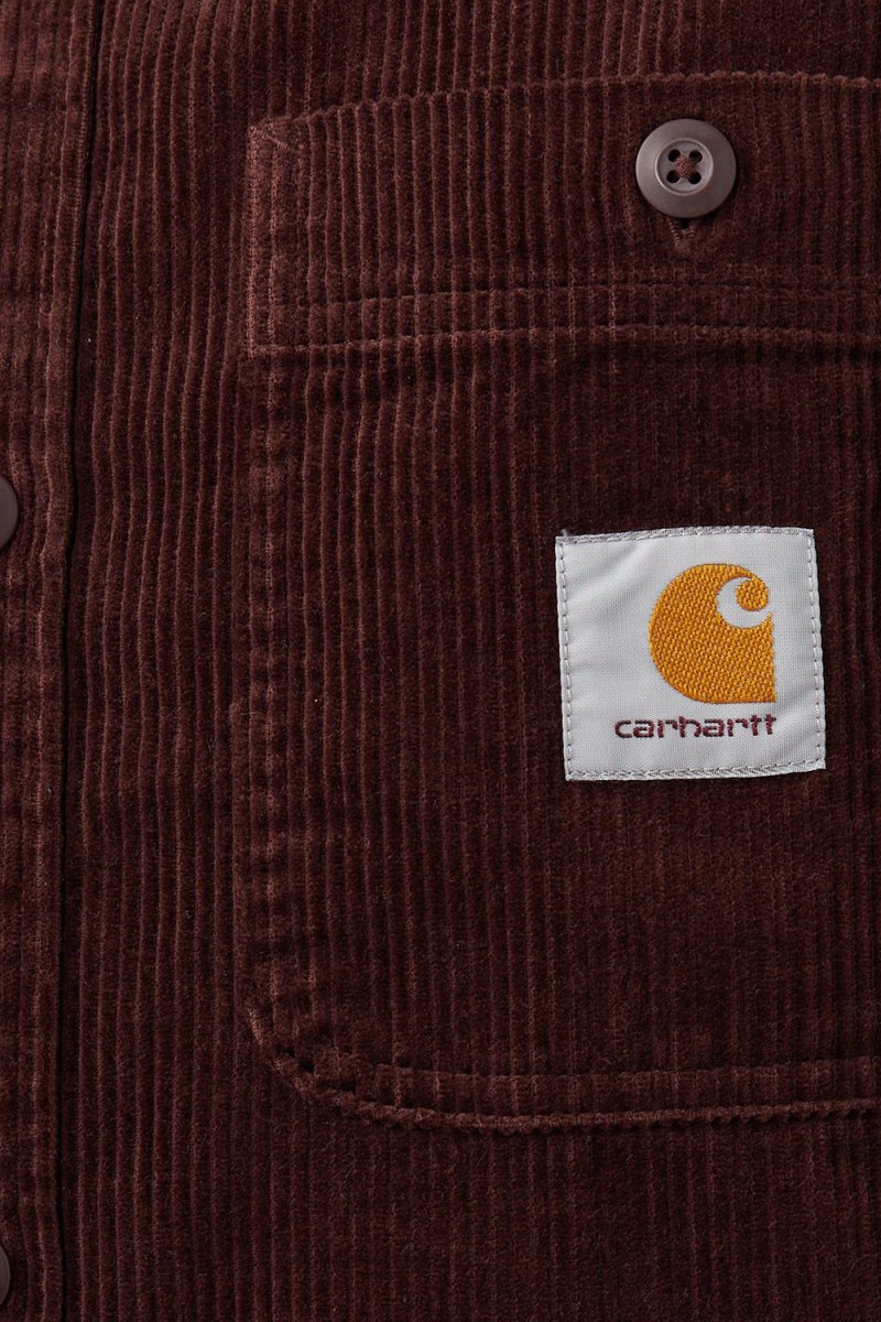 Carhartt WIP Long Sleeve Flint Shirt (Amarone Rinsed) | Shirts