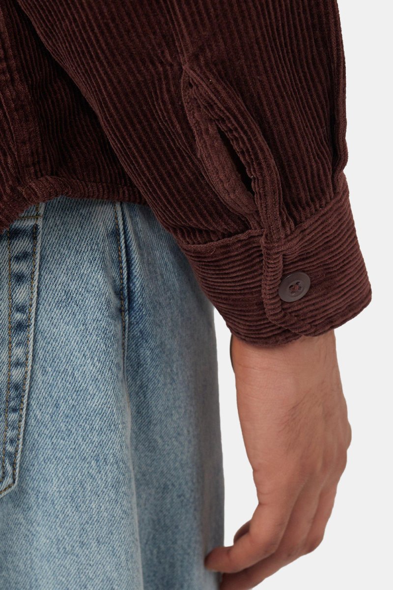 Carhartt WIP Long Sleeve Flint Shirt (Amarone Rinsed) | Shirts