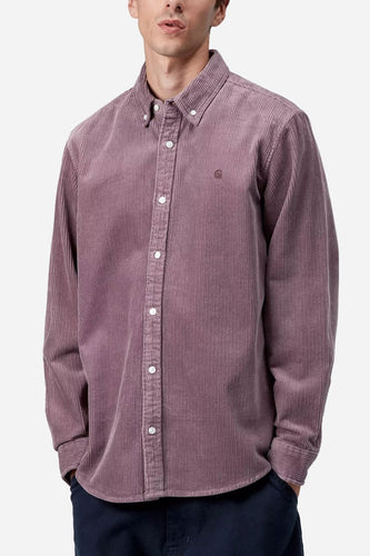 Carhartt WIP L/S Madison Cord Shirt (Phlox) | Shirts