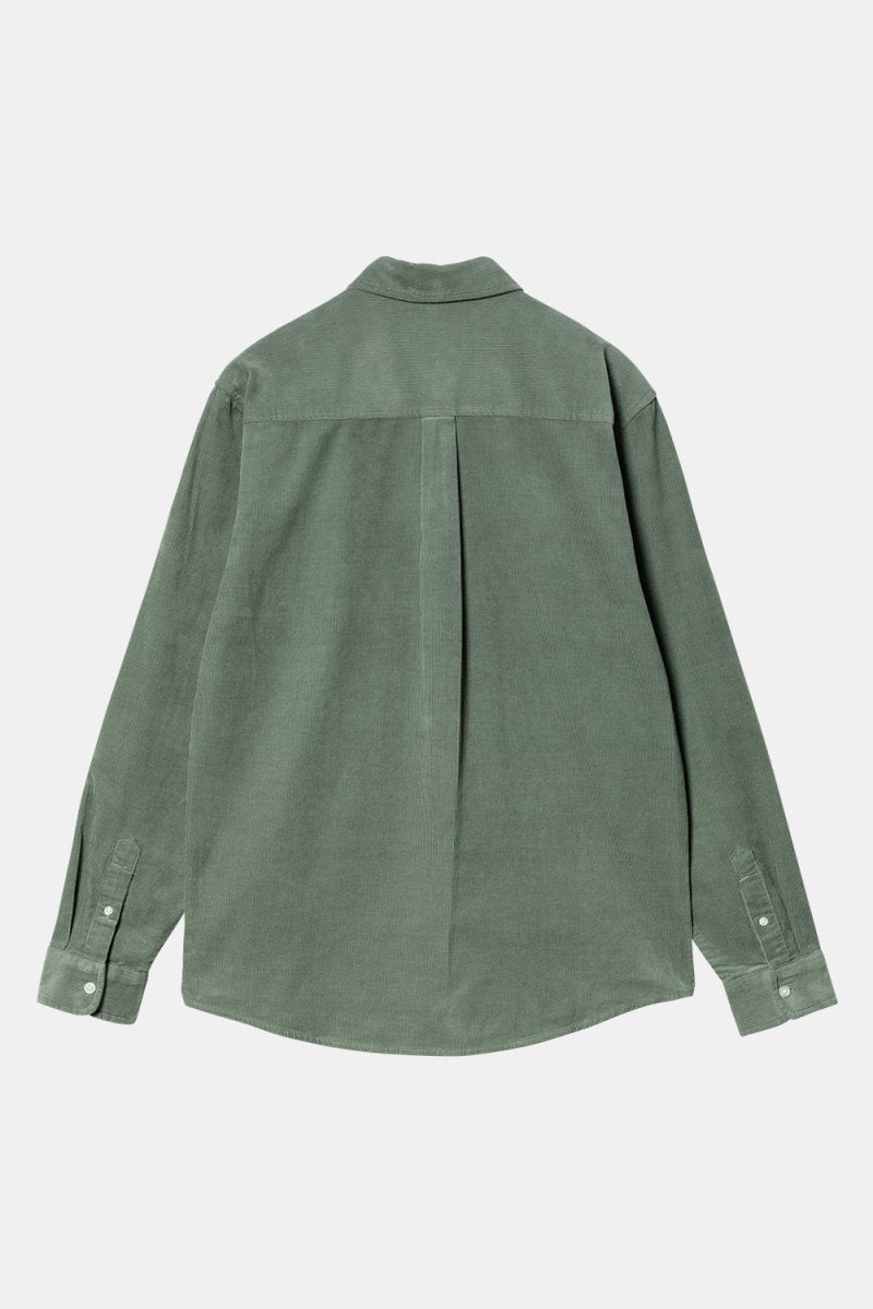 Carhartt WIP Madison Cord Long Sleeve Shirt (Park/Wax) | Shirts