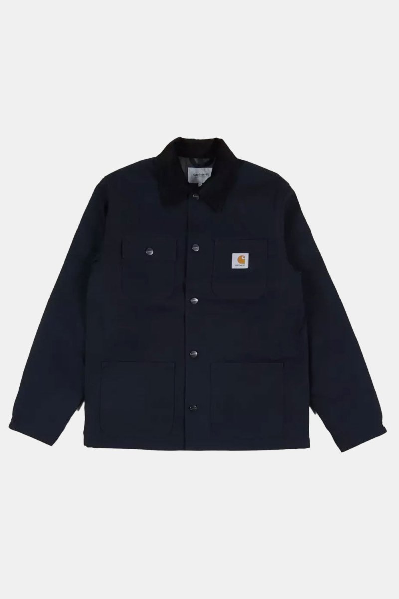 Carhartt WIP Michigan Organic Cotton Rigid Jacket (Dark Navy & Black) | Jackets