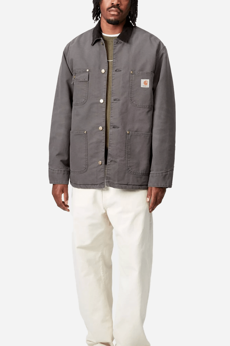 Carhartt WIP OG Chore Coat (Graphite/Black)