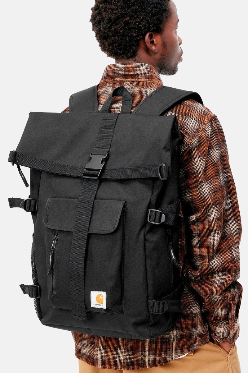 Carhartt WIP Philis Duck Canvas Backpack (Black) | Backpacks