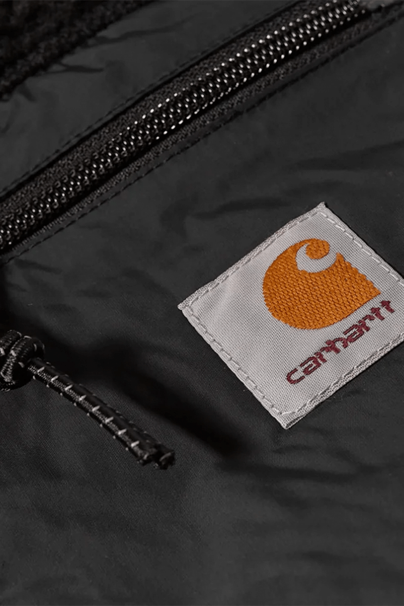 Carhartt WIP Prentis Vest Liner Fleece (Black/Black) | Sweaters