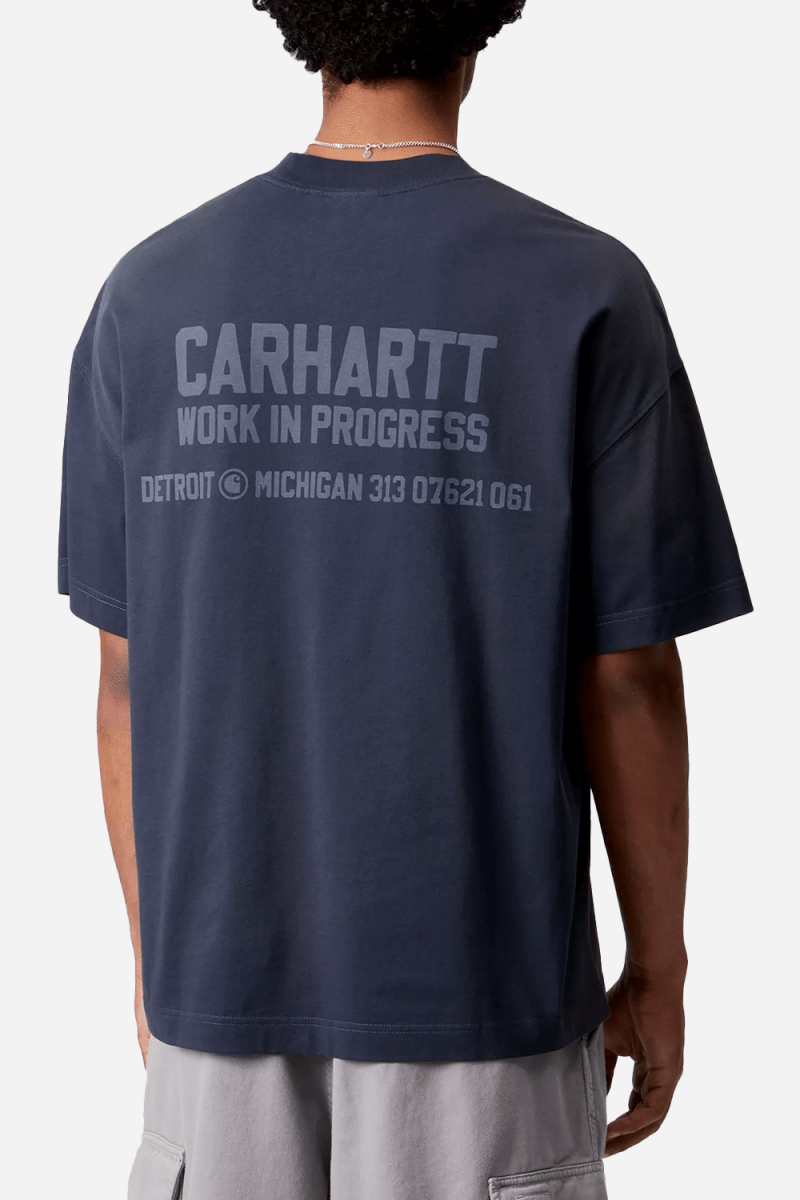 Carhartt WIP Short Sleeve Distance T-Shirt (Jupiter/Stone) | T-Shirts