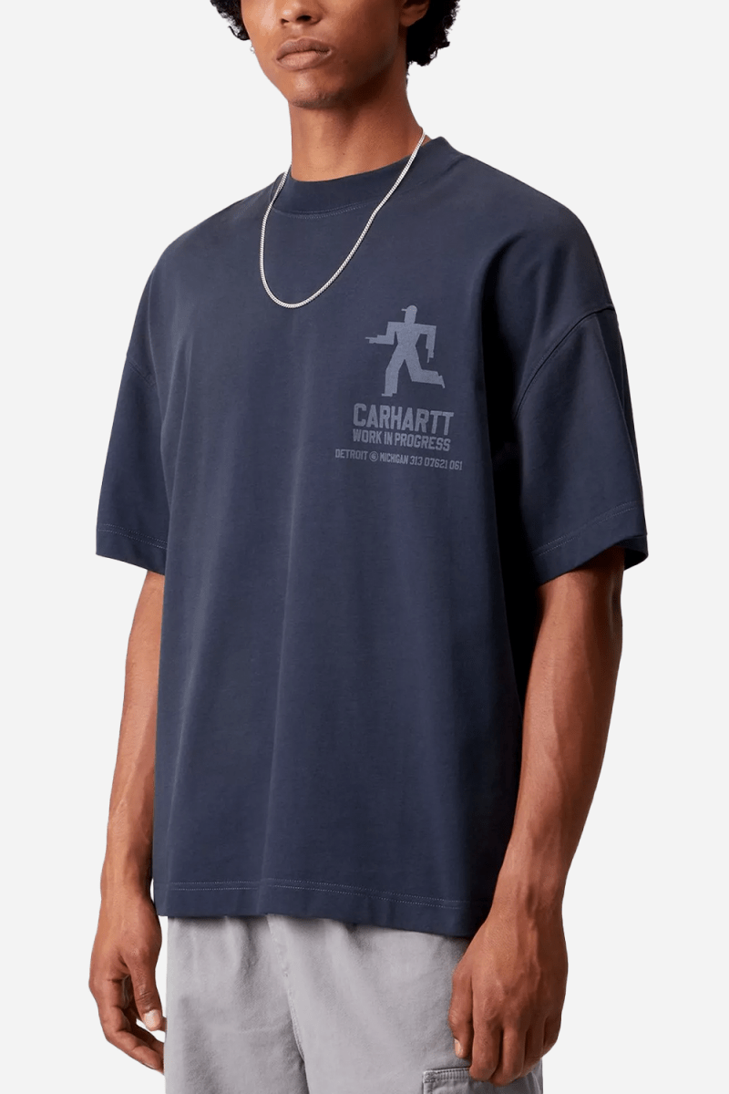 Carhartt WIP Short Sleeve Distance T-Shirt (Jupiter/Stone) | T-Shirts