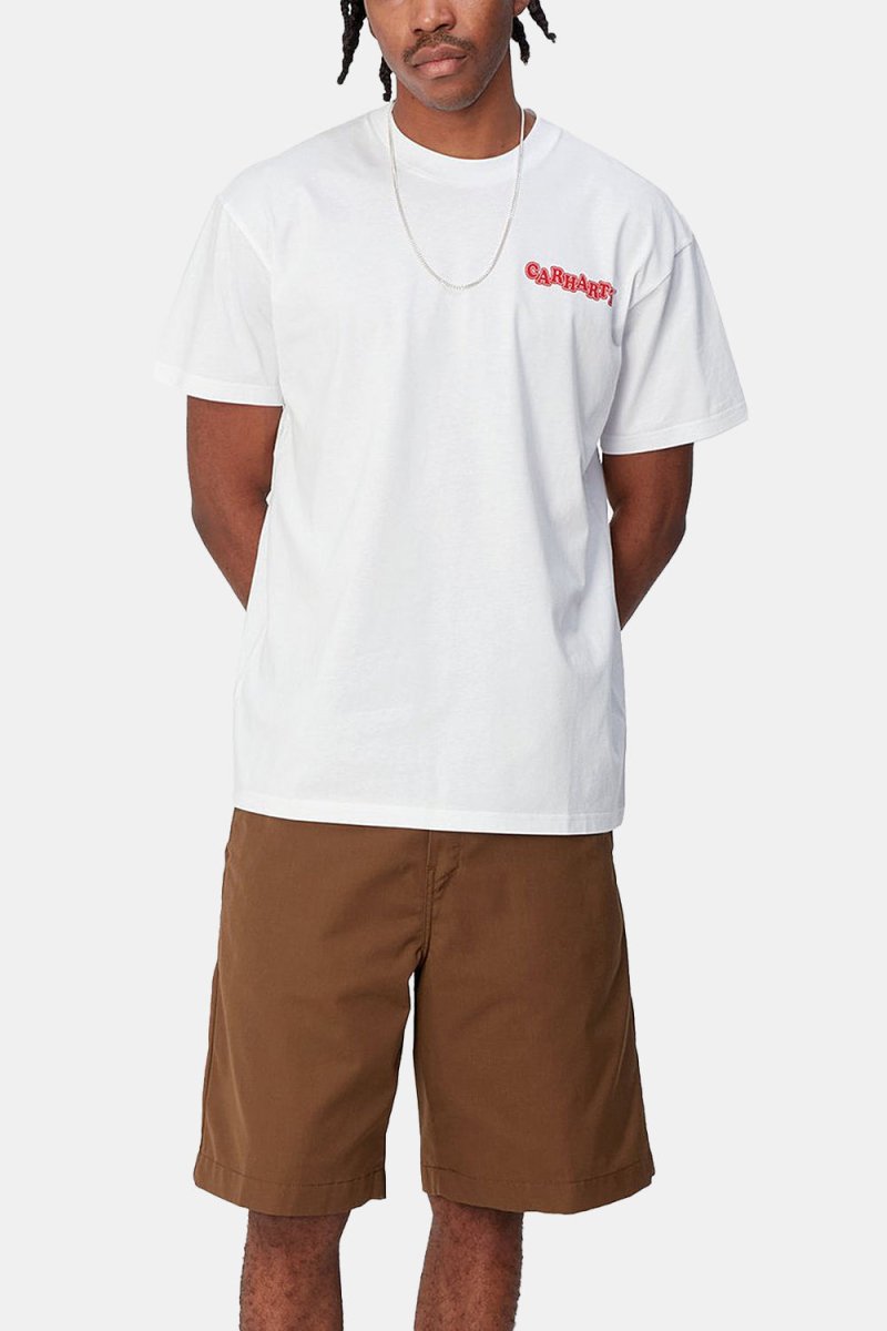 Carhartt WIP Short Sleeve Fast Food T-Shirt (White) | T-Shirts