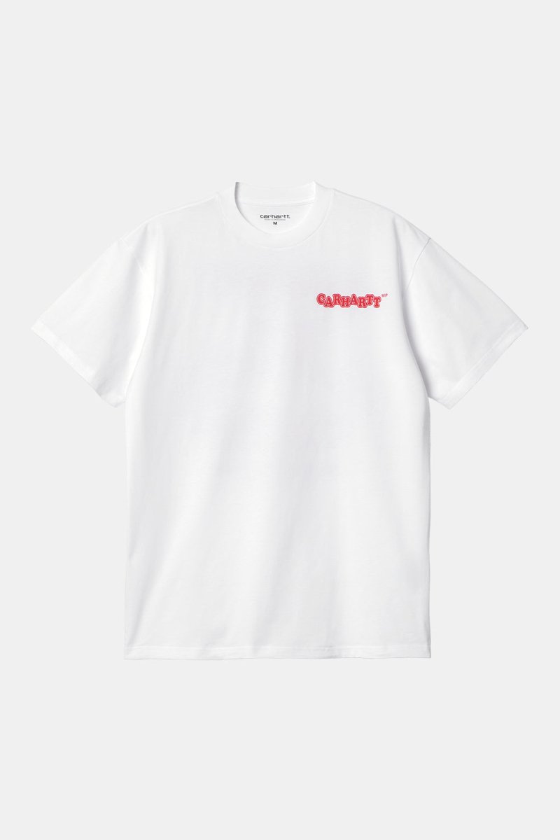 Carhartt WIP Short Sleeve Fast Food T-Shirt (White) | T-Shirts