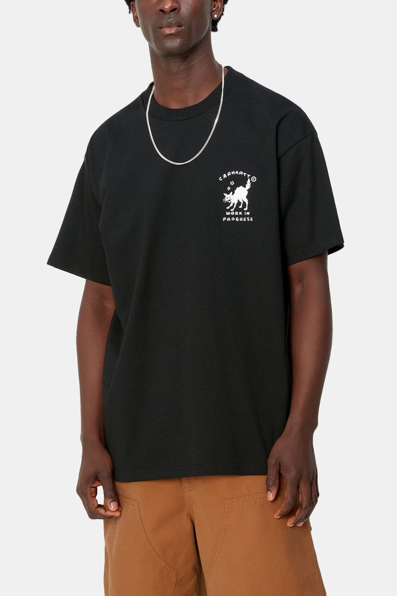 Carhartt WIP Short Sleeve Icons T-Shirt (Black/White) | T-Shirts