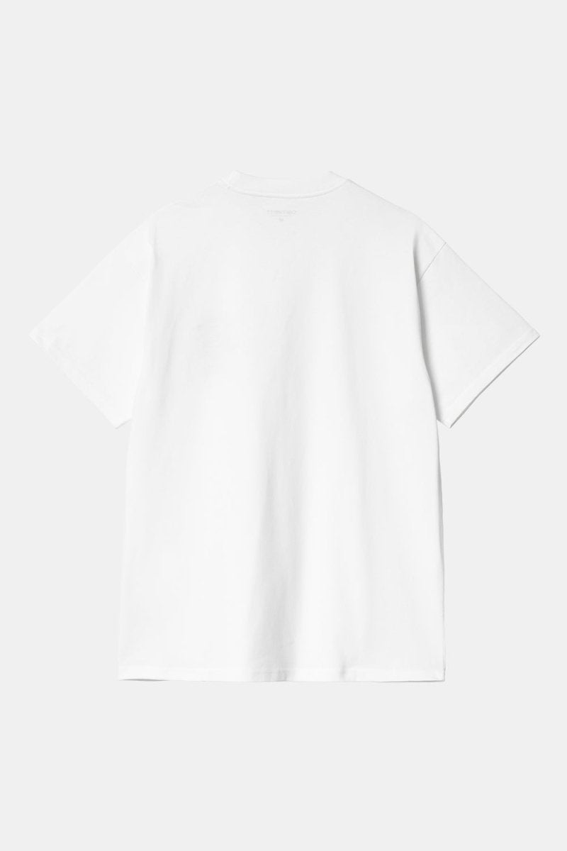 Carhartt WIP Short Sleeve Icons T-Shirt (White/Black) | T-Shirts