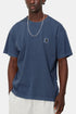 Carhartt WIP Short Sleeve Nelson T-Shirt (Elder Blue) | T-Shirts