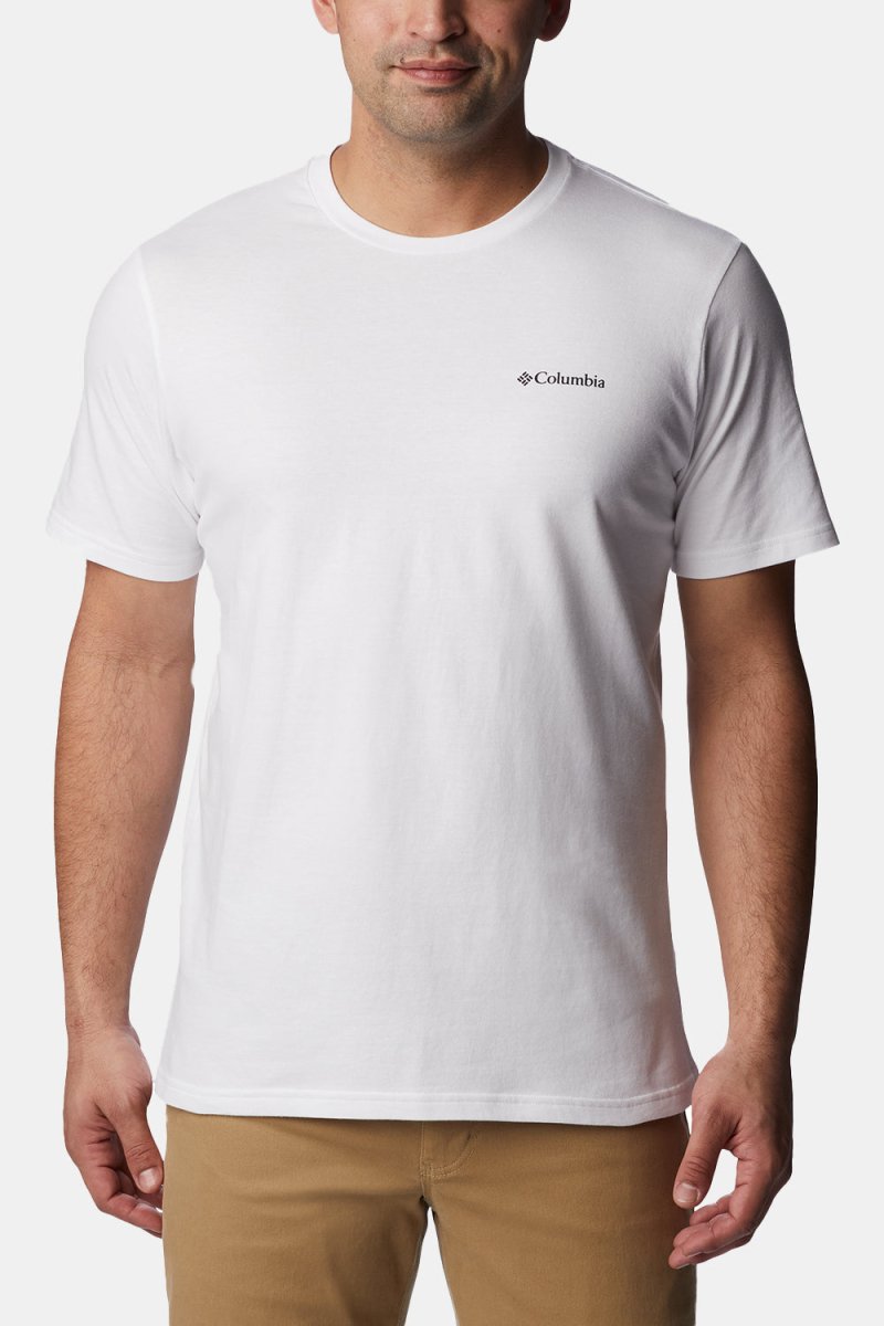 Columbia North Cascades Short Sleeve T-Shirt (White) | T-Shirts