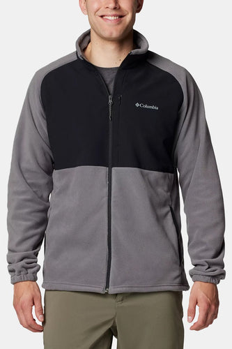 Columbia Sage Peak™ Full Zip Fleece (City Grey/Black) | Sweaters