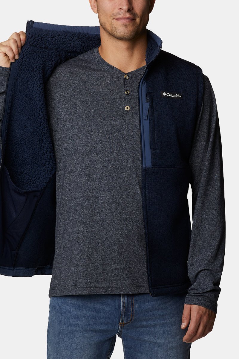 Columbia Sweater Weather Vest (Collegiate Navy Heather) | Vests