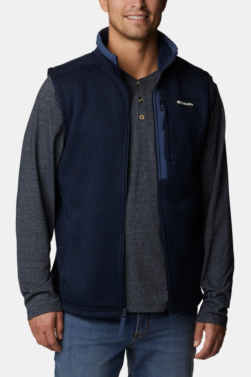 Columbia Sweater Weather Vest (Collegiate Navy Heather) | Vests