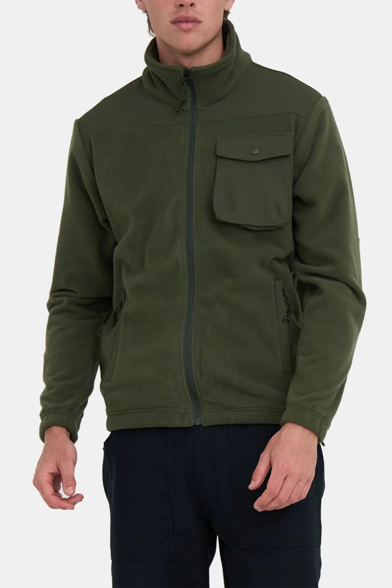 Deus Cordura Polatec Fleece Sweatshirt (Olive) | Sweaters