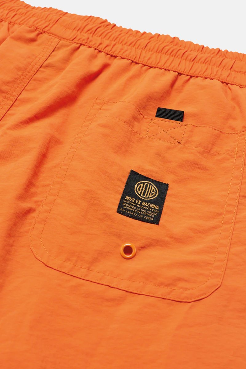 Deus Glide Swim Shorts Mesh (Orange Ochre) | Shorts