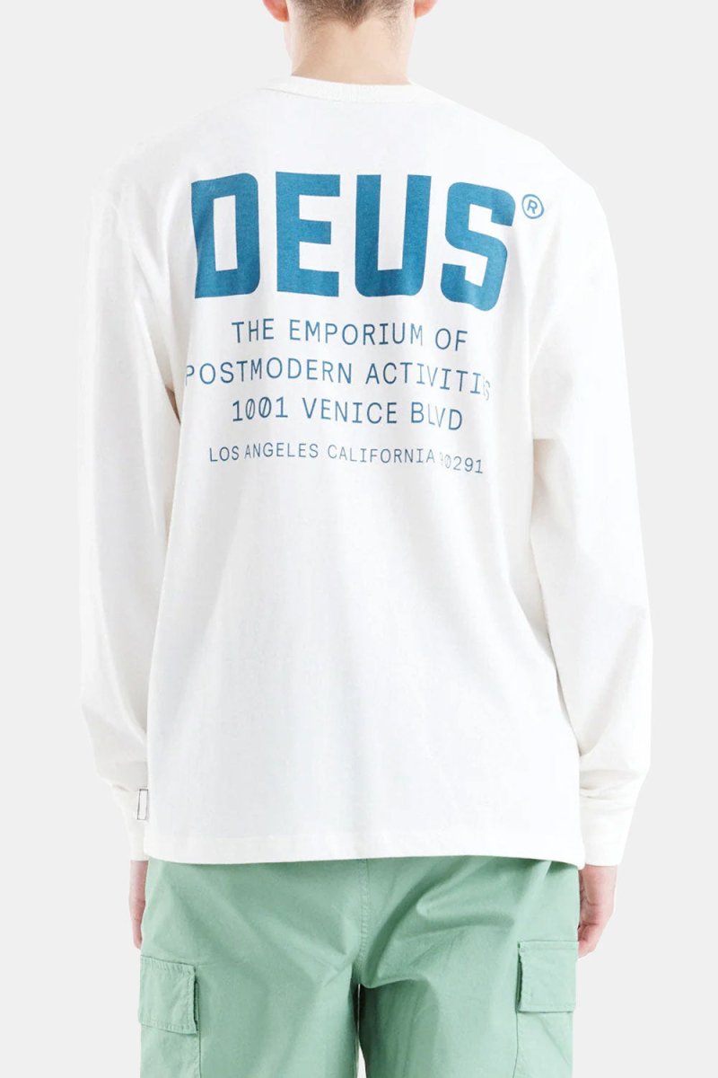 Deus Jones Long leeve T-Shirt (Vintage White) | T-Shirts