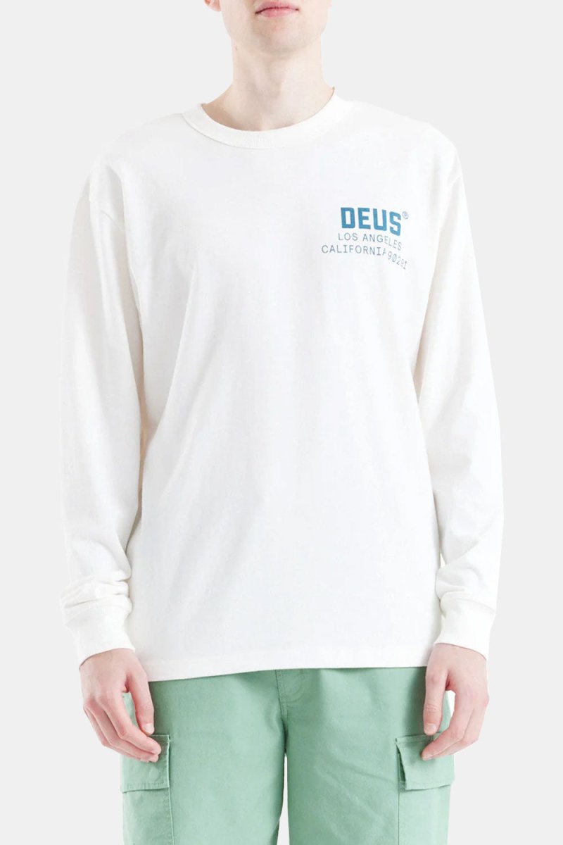 Deus Jones Long leeve T-Shirt (Vintage White) | T-Shirts