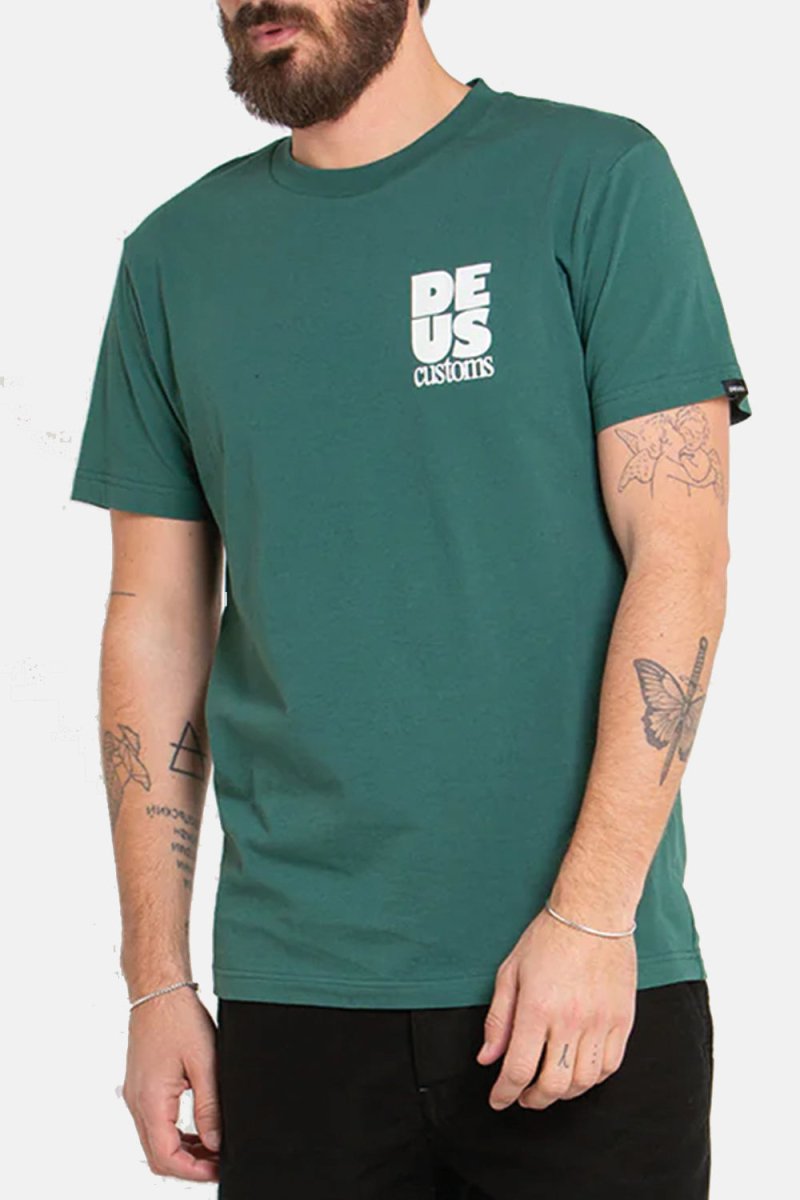 Deus Postal Organic Cotton T-Shirt (Work Green) | T-Shirts