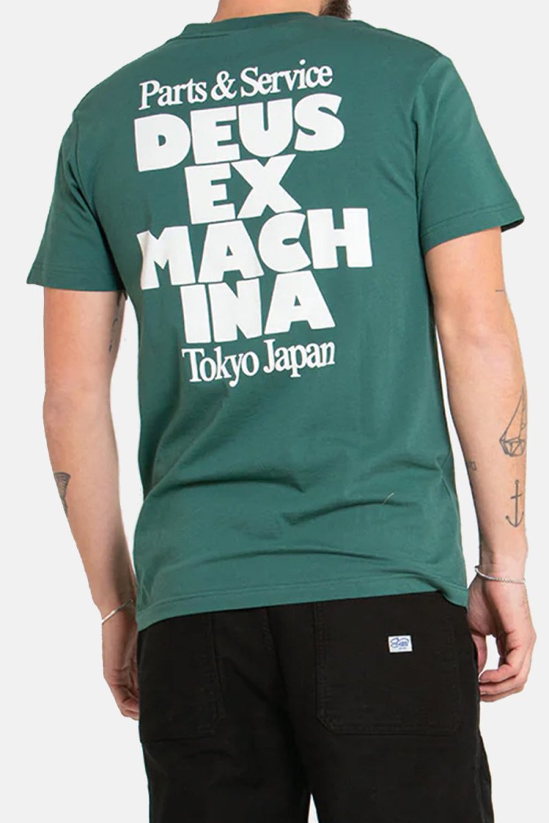Deus Postal Organic Cotton T-Shirt (Work Green) | T-Shirts