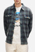 Deus Too Busy To Work Check Shirt (Black Check) | Shirts