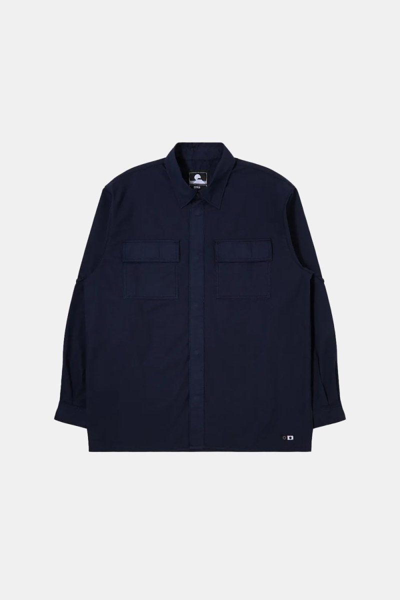 Edwin Ability Shirt Long Sleeve (Maritime Blue) | Shirts