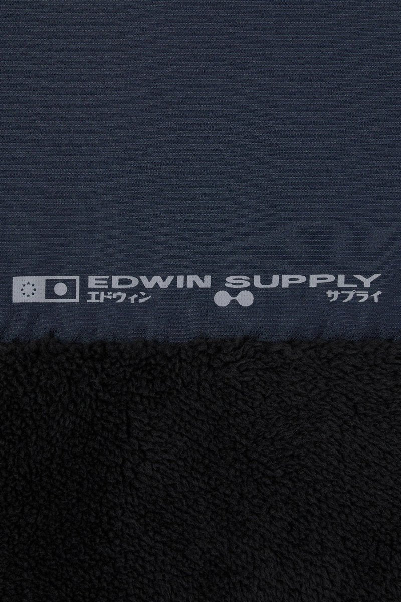 Edwin Kaiteki Half Zip Lightweight Fleece Sweat (Black) | Sweaters