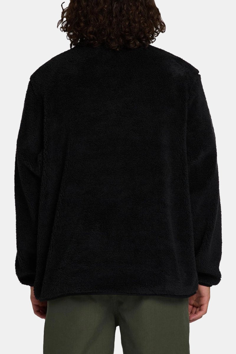 Edwin Kaiteki Half Zip Lightweight Fleece Sweat (Black) | Sweaters