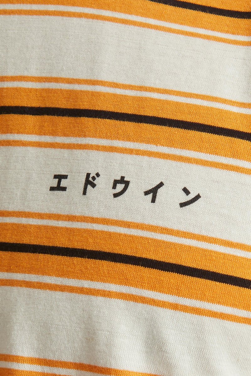 Edwin Quarter T-Shirt (Orange) | T-Shirts