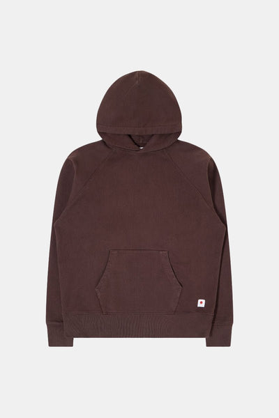 Edwin Raglan Sleeve Hooded Sweatshirt Mole