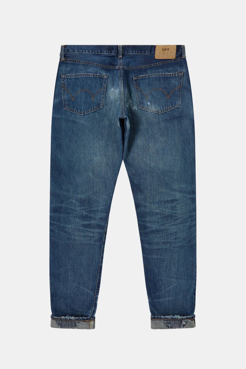 Edwin Regular Kaihara Tapered Rainbow Selvage Jeans (Dark Pure Indigo) | Jeans