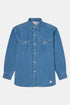 Edwin Right Hand Denim Work Shirt (Blue Light) | Shirts