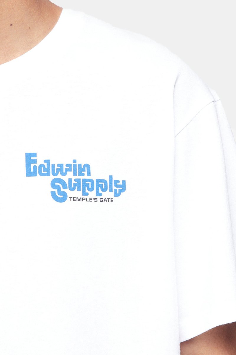 Edwin Temple&#39;s Gate T-Shirt (White Garment Wash) | T-Shirts