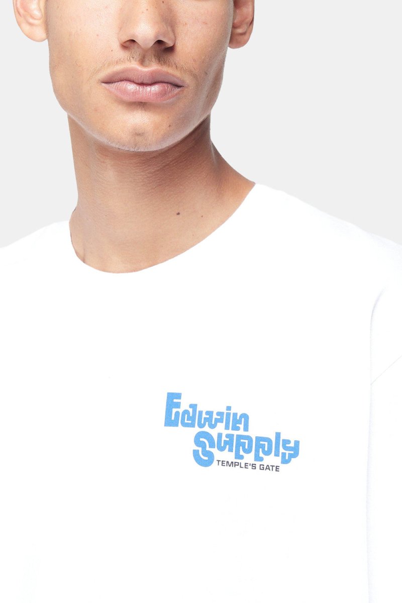 Edwin Temple&#39;s Gate T-Shirt (White Garment Wash) | T-Shirts
