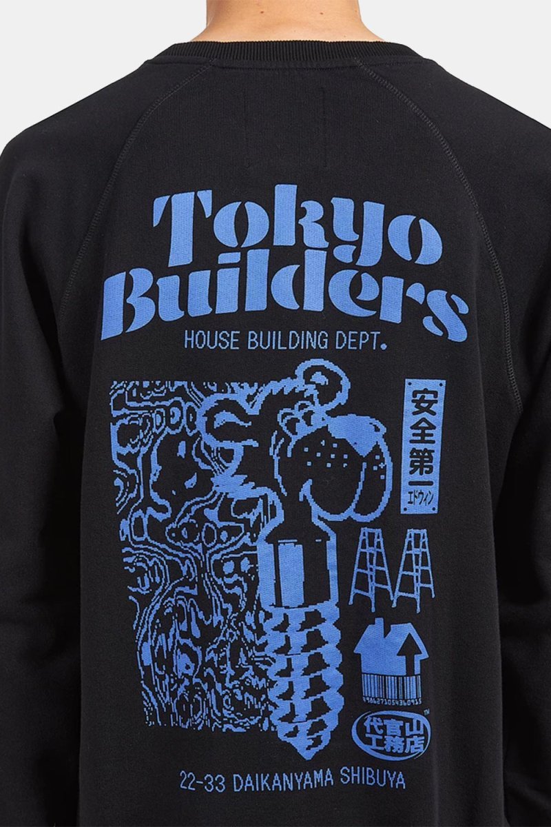 Edwin Tokyo Builders Heavy Sweatshirt (Black) | Sweaters