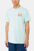 Edwin Tokyo Builders T-Shirt (Bleached Aqua) | T-Shirts