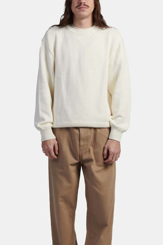 Edwin Union Knitted Sweatshirt (Off White) | Sweaters