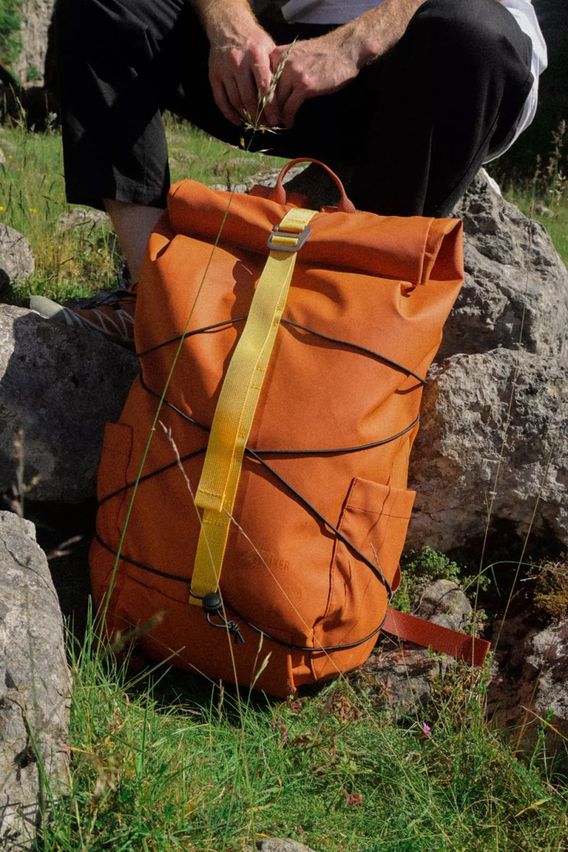 Elliker Dayle Roll Top Backpack 21/25L (Orange) | Bags
