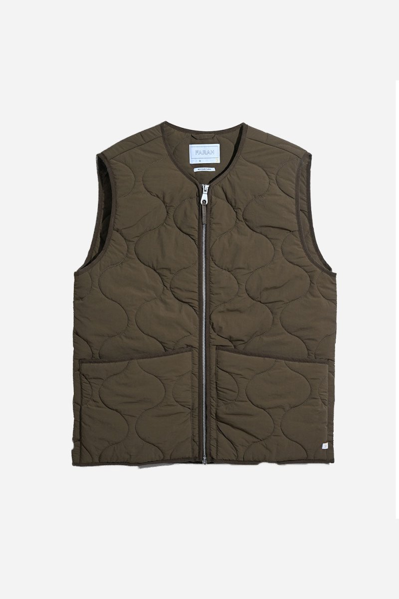 Farah Campbell Gilet (Clove Brown) | Vests