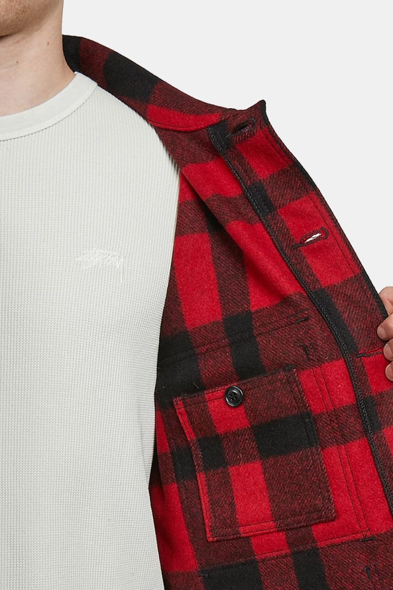Filson Mackinaw Wool Cruiser Jacket (Red/Black Plaid) | Jackets