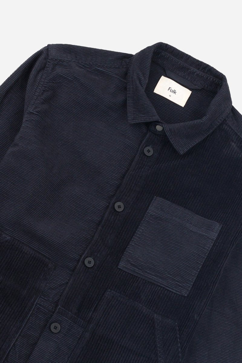 Folk Assembly Worker Jacket (Soft Black Cord Mix) | Jackets