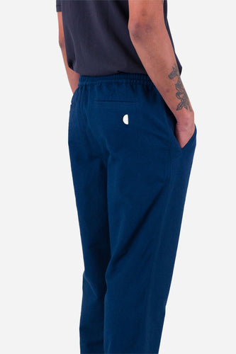 Folk Drawcord Assembly Pant (Ink Blue Moleskin) | Trousers