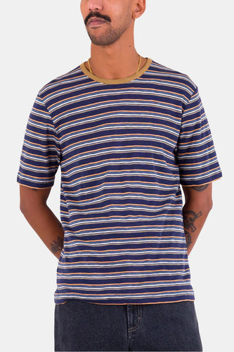 Folk Multistripe T-Shirt (Navy Mix) | Shirts