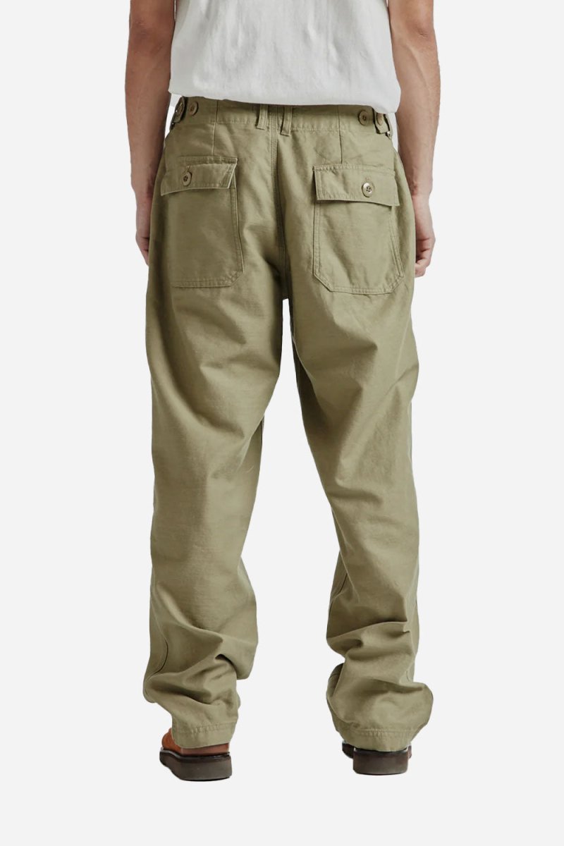 Frizmworks Back Satin Fatigue Pants (Khaki Beige) | Trousers