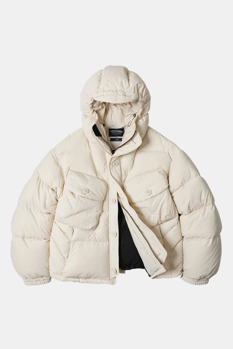 Frizmworks Smock Puffer Down Parka (Cream) | Jackets