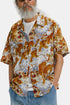 Frizmworks Tiger Hawaiian Half Shirt (Grey) | Shirts
